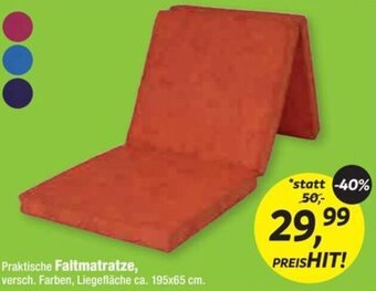 Möbel Ludwig Faltmatratze 195x65 cm Angebot