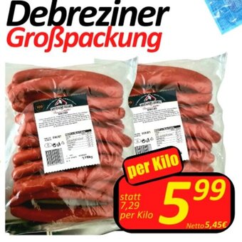 Wurstico Debreziner per kilo Angebot