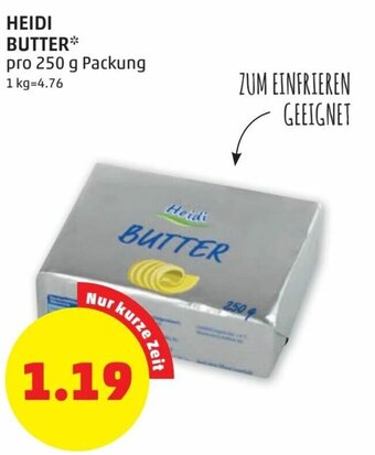 PENNY Heidi Butter 250g Angebot