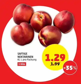 PENNY Saftige Nektarinen 1 Kg Angebot