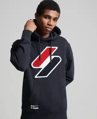 Code logo chenille hoodie