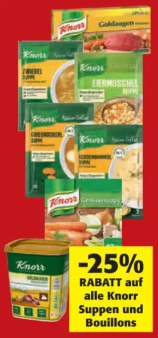 Nah&Frisch Alle Knorr Suppen und Bouillons Angebot