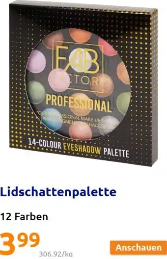 Action Lidschattenpalette 12 Farben Angebot