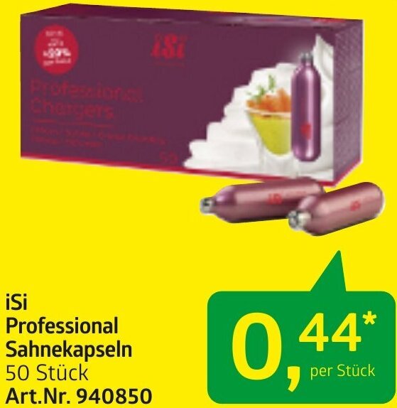 AGM iSi Professional Sahnekapseln Angebot