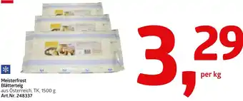 AGM Meisterfrost Blätterteig per kg Angebot