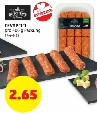PENNY Cevapcici 400g Angebot