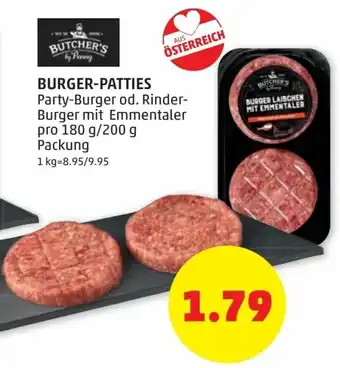 PENNY Burger-Patties 180g/200g Angebot