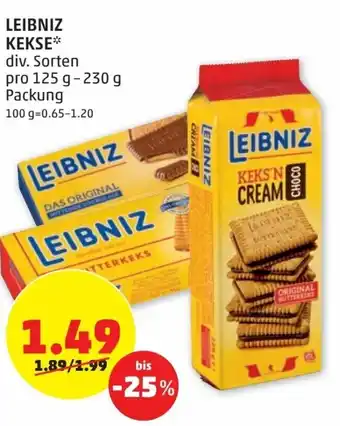 PENNY Leibniz Kekse 125g-230g Angebot