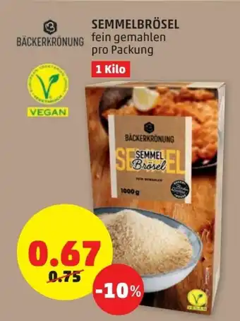 PENNY Semmelbrösel 1 Kilo Angebot
