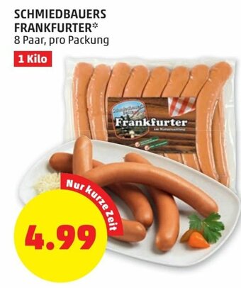 PENNY Schmiedbauers Frankfurter 1 Kilo Angebot