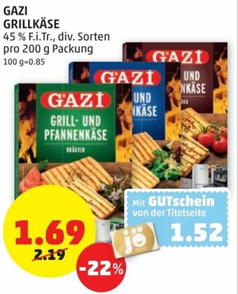 PENNY Gazi Grillkäse 200g Angebot
