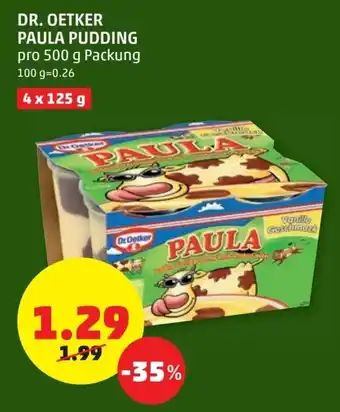 PENNY Dr. Oetker Paula Pudding 4x125g Angebot