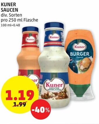 PENNY Kuner Saucen 250ml Angebot