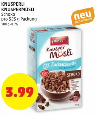 PENNY Knusperli Knuspermüsli 525 g Angebot