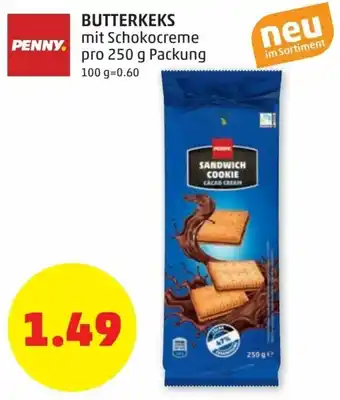 PENNY Butterkeks 250g Angebot