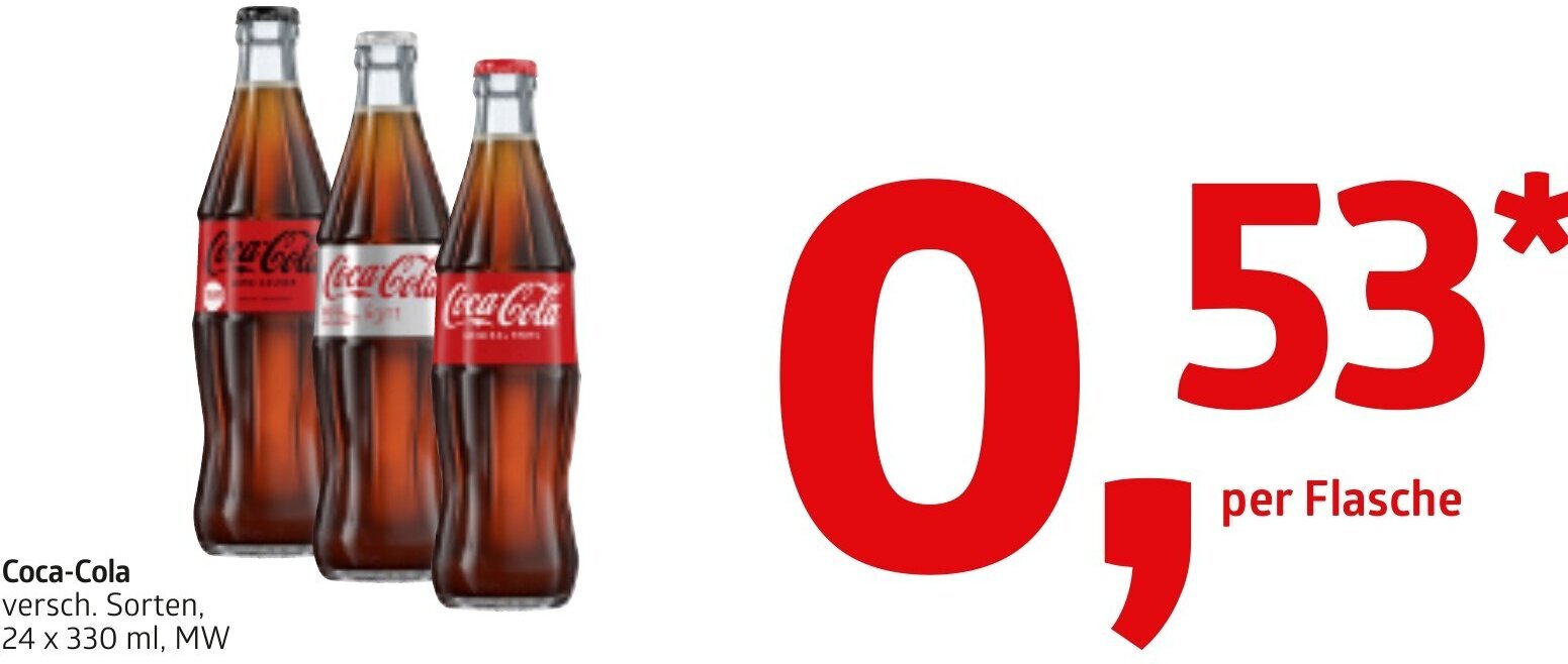 AGM Coca-Cola 24 x 330 ml Angebot