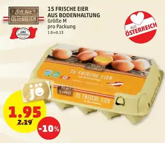 PENNY 15 Friche Eier AUS Bodenhaltung Angebot