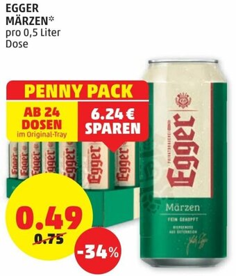 PENNY Egger Märzen 0,5 Liter Angebot