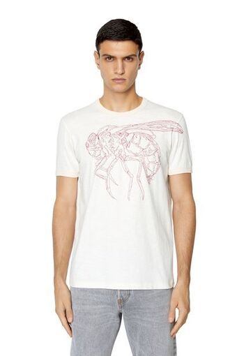 Diesel T-shirt mit fliegen-stickerei Angebot