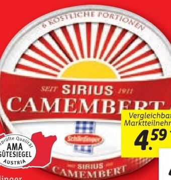 Lidl Sirius camembert Angebot