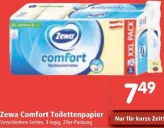 Interspar Zewa Comfort Toilettenpapier Angebot