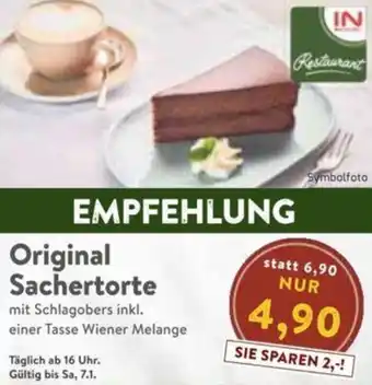 Interspar Original Sachertorte Angebot