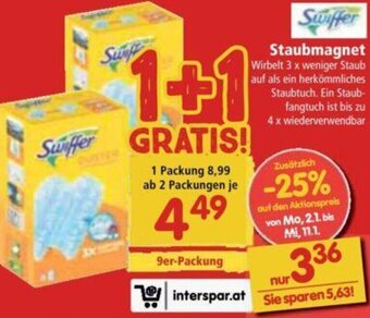 Interspar Swiffer Staubmagnet Angebot