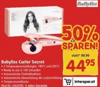 Interspar Babyliss Curler Secret Angebot
