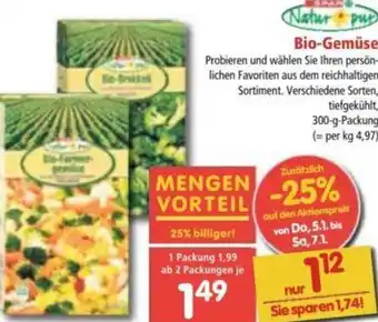 Interspar Natur Pur Bio-Gemüse 300 g Angebot