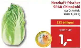 Interspar Herzhaft-frischer SPAR Chinakohl per kg Angebot