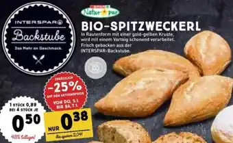 Interspar Natur Pur Bio-Spitzweckerl Angebot