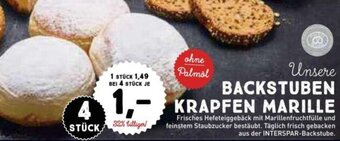 Interspar Unsere Backstuben Krapfen Marille Angebot