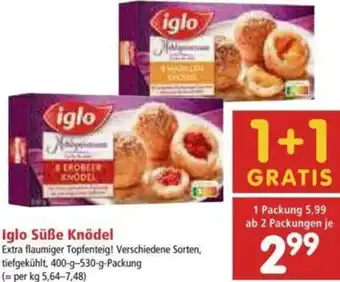 Interspar Iglo Süße Knödel 400g- 530 g Angebot
