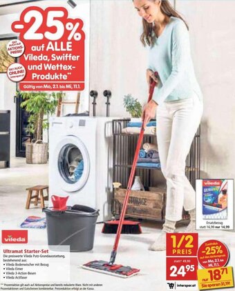 Interspar Vileda Ultramat Starter-Set Angebot
