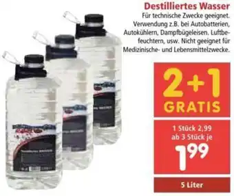 Interspar Destilliertes Wasser 5 Liter Angebot