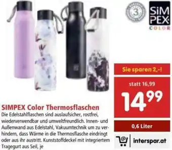 Interspar Simpex Color Thermosflaschen Angebot