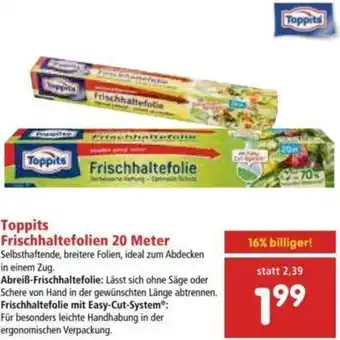 Interspar Toppits Frischhaltefolien 20 Meter Angebot