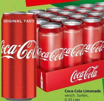 Spar Coca cola limonade Angebot