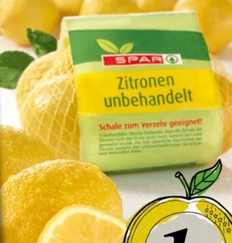 Spar Zitronen Angebot