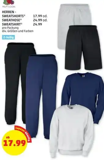 PENNY Herren sweatshort Angebot