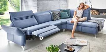 Polstermöbel Fischer Ecksofa leder Angebot