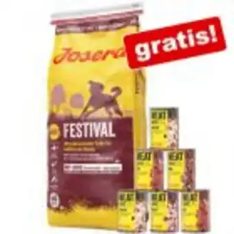 Zooplus 15 kg josera trockenfutter + 6 x 400 g meatlovers pure mix gratis! Angebot