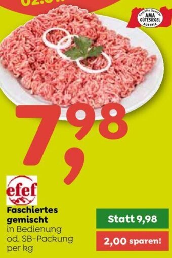 ADEG efef Faschiertes gemischt per kg Angebot