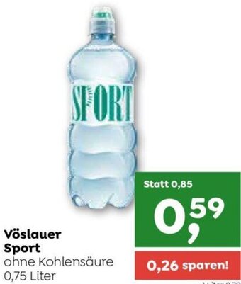 ADEG Vöslauer Sport 0,75 Liter Angebot