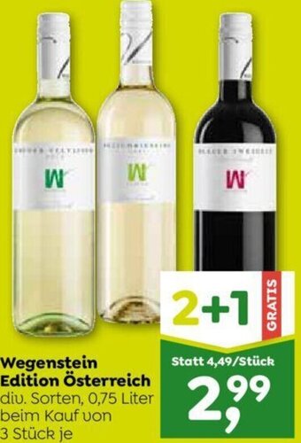 ADEG Wegenstein Edition Österreich 0,75 Liter Angebot