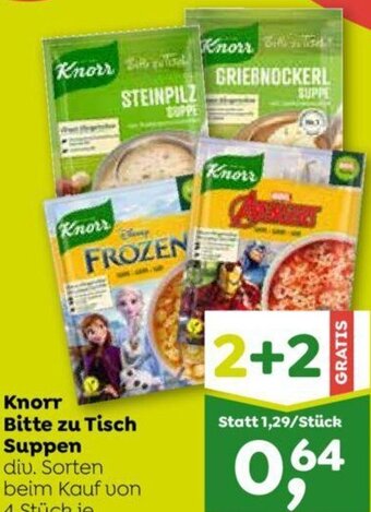 ADEG Knorr Bitte zu Tisch Suppen Angebot
