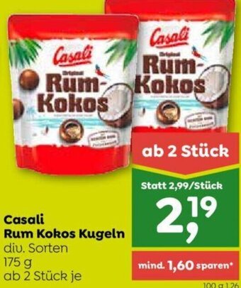 ADEG Casali Rum Kokos Kugeln 175 g Angebot