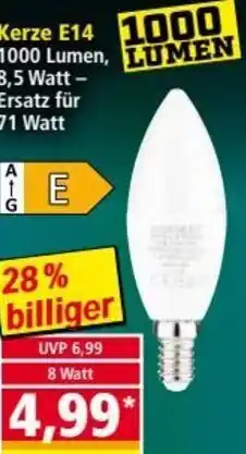 Norma Leuchtmittel Kerze E14 1000 Lumen Angebot