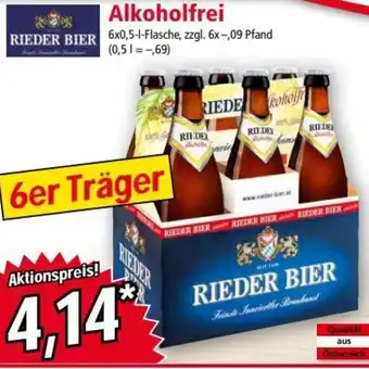Norma Rieder Bier Alkoholfrei 6x0,5L Angebot