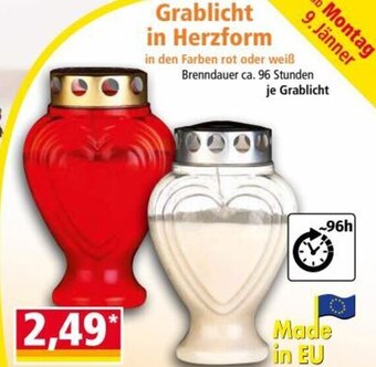 Norma Grablicht in Herzform Angebot